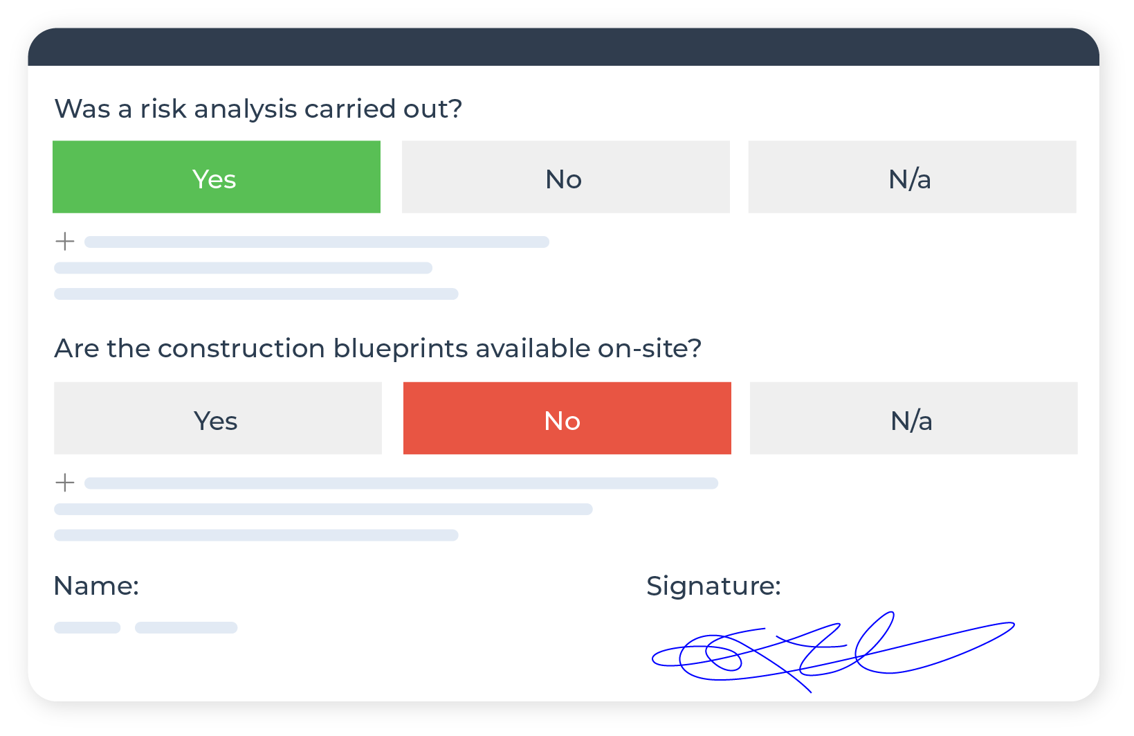 Quality Assurance Simple On-Site Quality Assurance